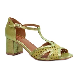 Step in style Sandály Model Maciejka 06551-09 Lime - Krok ve velkém stylu zelený