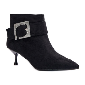 Step in style Boty Model Nirilis 7291 Black - Krok ve velkém stylu černá