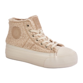 Step in style Tenisky Model Big Star OO274A444 Béžové - Krok ve velkém stylu béžový