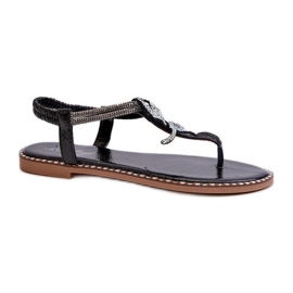 Step in style Sandály Model Edoni WWW502 Black - Krok ve stylu černý