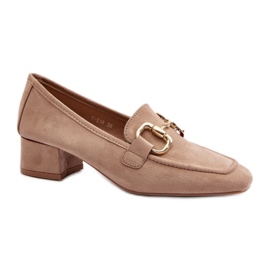 Step in style Lodičky Model Dolvira C-219 Beige - Krok ve velkém stylu béžový