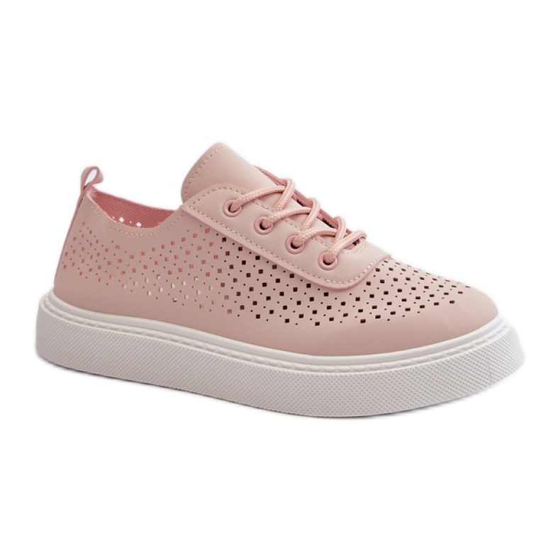 Step in style Tenisky Model Tanvi BL519P Pink - Krok ve stylu růžový Step in style Tenisky Model Tanvi BL519P Pink - Krok ve stylu růžový