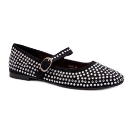 Step in style Balerínky Model Tinara T613P Black - Stylový krok černý