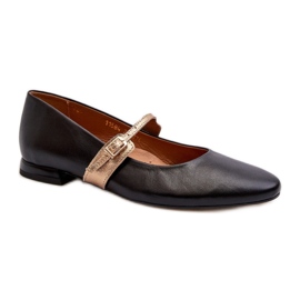 Step in style Balerínky Model Laura Messi 2774 Black - Krok ve stylu černý