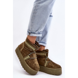 Sněhule Model Milson AA-21 Green - Step in style zelený