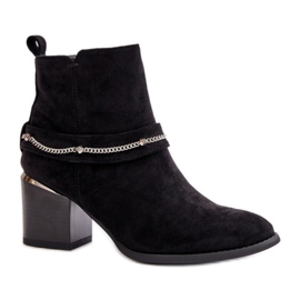 Step in style Boty Model Hanalen NS356 Black - Krok ve stylu černá