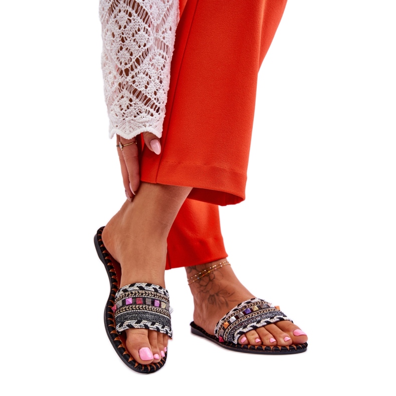 Step in style Sandálové žabky Model Bellisa CK270P Black - Krok ve stylu černá