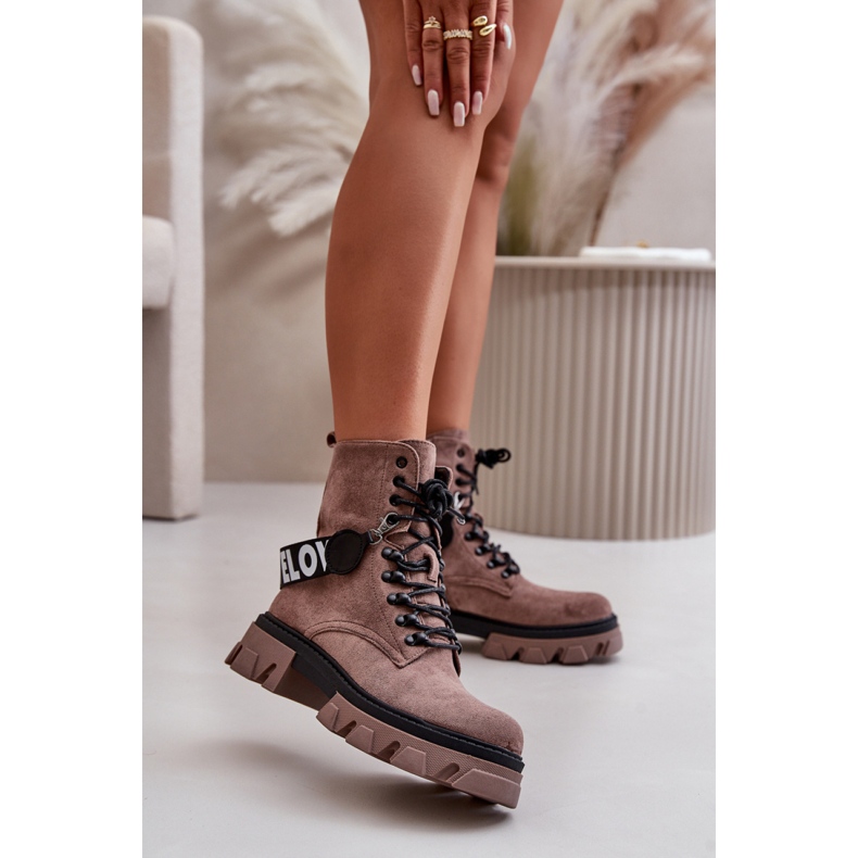 Step in style Workers Model Danity NC1270 světle hnědá – krok ve velkém stylu hnědý