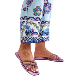Step in style Sandálové žabky Model Leomi 5628-2 CLA-1 Violet - Krok ve stylu fialová