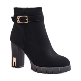Step in style Boty Model Taitra HB-258 Black - Krok ve velkém stylu černý