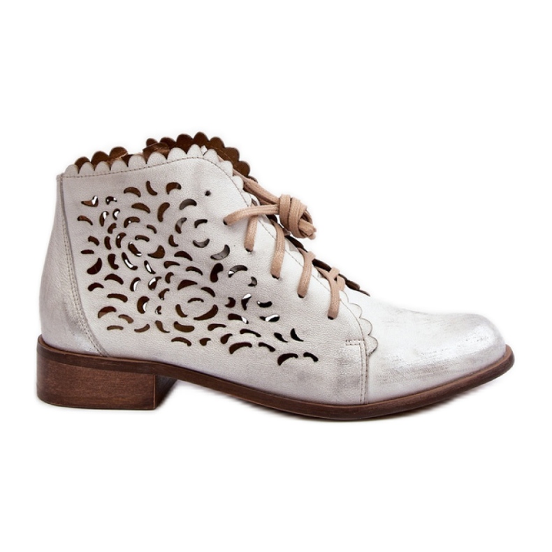 Step in style Boty Model Zazoo 2871/005 Silver - Krok ve velkém stylu šedá