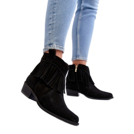 Step in style Boty Model Zazoo 3430 Black - Krok ve velkém stylu černý