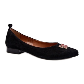 Step in style Balerínky Model Zazoo 2887/002 Černá - Krok ve stylu černý