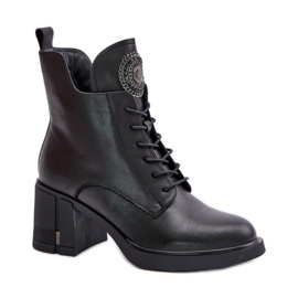 Step in style Boty Model Vinceza 66676 Black - Krok ve velkém stylu černý