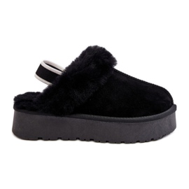 Step in style Pantofle Model Sophienne W5827 Black - Krok ve velkém stylu černý
