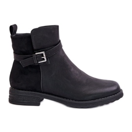 Step in style Boty Model Sabamessa 24BT35-7430 Black - Krok ve velkém stylu černý