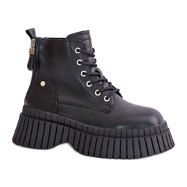 Step in style Trappery Model Goe OO2N4126 Black - Krok ve velkém stylu černý