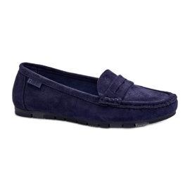 Step in style Mokasíny Model Big Star NN274931 Memory Foam System Navy - Krok ve velkém stylu