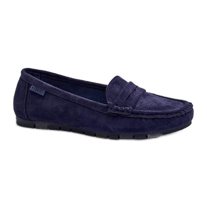 Step in style Mokasíny Model Big Star NN274931 Memory Foam System Navy - Krok ve velkém stylu