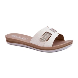 Step in style Sandálové žabky Model Inblu BA000050 White - Krok ve velkém stylu bílý Step in style Sandálové žabky Model Inblu BA000050 White - Krok ve velkém stylu bílý