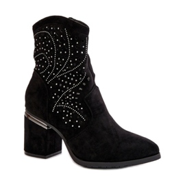 Step in style Boty Model S.Barski HY42-029 Black - Krok ve stylu černý