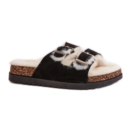 Step in style Pantofle Model Ezilena WSL-200 Black - Krok ve stylu černý