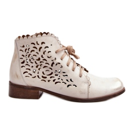 Step in style Boty Model Zazoo 2871/004 Gold - Krok ve velkém stylu žluť