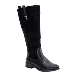 Step in style Boty Model Ivasira ASA198-22 Black - Krok ve velkém stylu černý