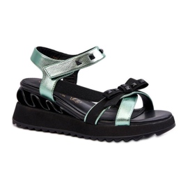 Step in style Sandály Model Da CR956 Green - Krok ve velkém stylu zelený