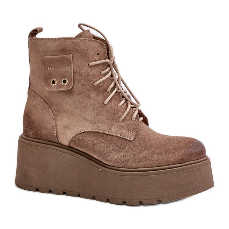 Step in style Boty Model Zazoo 60499 Béžová - Krok ve velkém stylu béžový