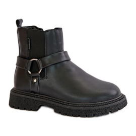 Chelsea boty Model Big Star OO274A128 Black - Step in style černý
