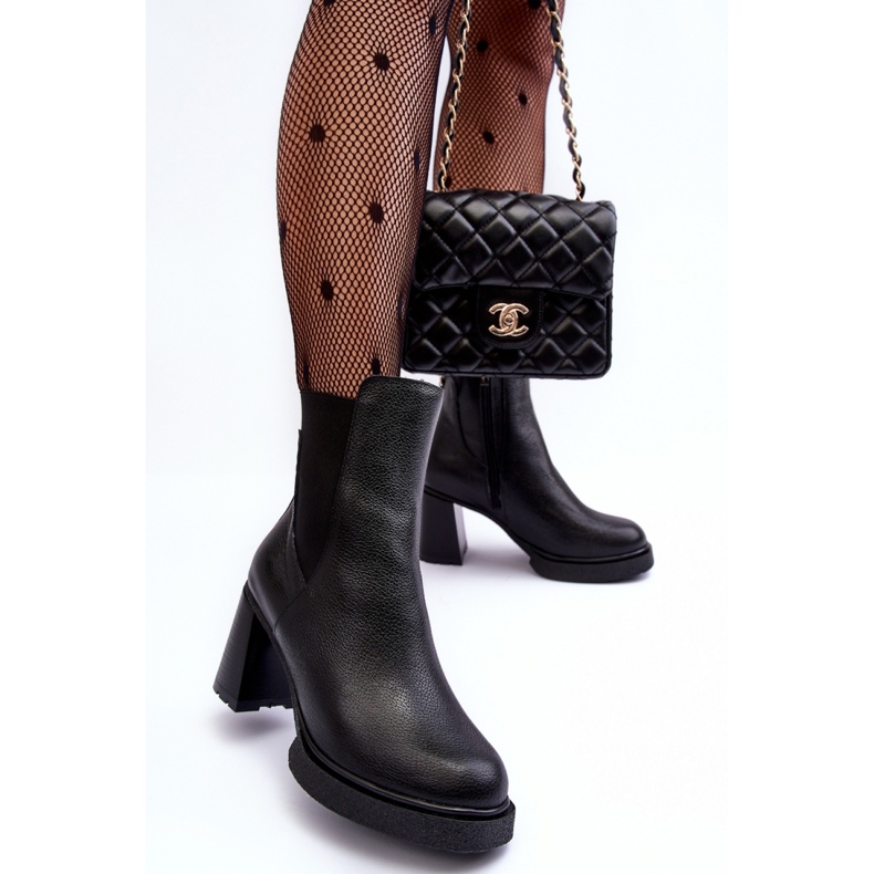 Step in style Boty Model Lemar Liresa 60440 Black - Krok ve velkém stylu černá