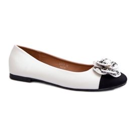 Step in style Balerínky Model Divinella T601P White - Stylový krok bílý