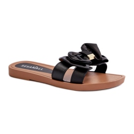 Sandálové žabky Model Rivarina 491-02 Black - Step in style černý