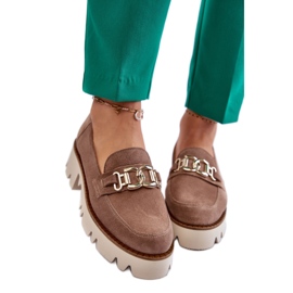 Step in style Boty Model Laura Messi 2489 Brown - Krok ve stylu béžový