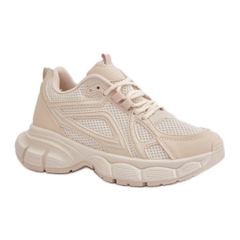Step in style Sportovní obuv Model Timoci Y3801 Béžová - Krok ve stylu béžový Step in style Sportovní obuv Model Timoci Y3801 Béžová - Krok ve stylu béžový