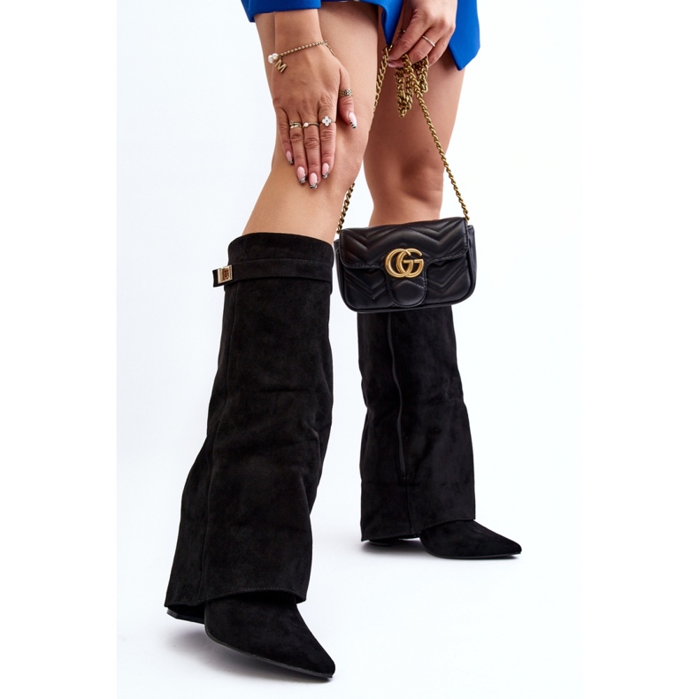Step in style Boty Model Portora 9501A Black - Krok ve stylu černá