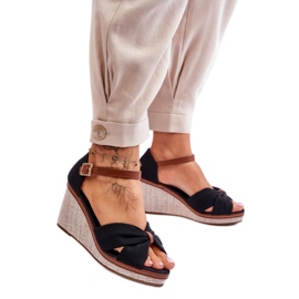 Step in style Sandály Model Daphne M338 Black - Krok ve velkém stylu černý