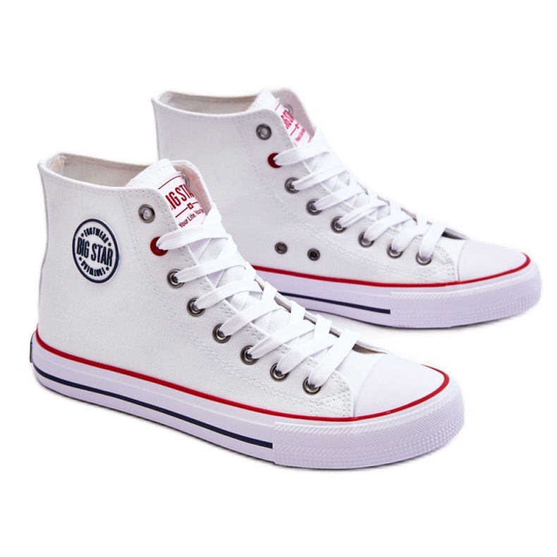 Step in style Tenisky Model Big Star T274026 White - Krok ve velkém stylu bílý Step in style Tenisky Model Big Star T274026 White - Krok ve velkém stylu bílý