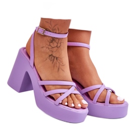 Step in style Sandály Model Shemira 78-130 Violet - Krok ve velkém stylu fialová
