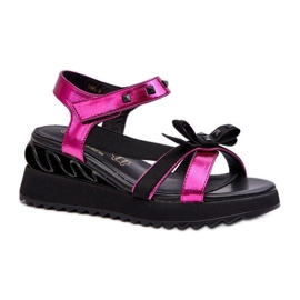 Step in style Sandály Model Da CR956 Fuchsia - Krok ve velkém stylu růžový
