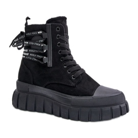Step in style Boty Model Edidda 24BT26-7378 Black - Krok ve velkém stylu černý