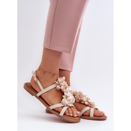 Sandály Model Abidina JL85 Beige - Step in style béžový Sandály Model Abidina JL85 Beige - Step in style béžový