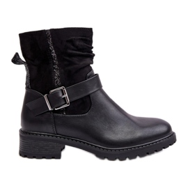Step in style Boty Model Cillolis M667 Black - Krok ve velkém stylu černá