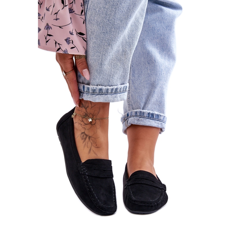 Step in style Mokasíny Model Lenvie FT245 Black - Krok ve velkém stylu černá