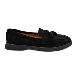 Step in style Mokasíny Model Dansitu N22-992 Black - Krok ve stylu černý