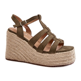 Step in style Sandály Model Gnosis H8-689 Zelené - Krok ve velkém stylu zelený