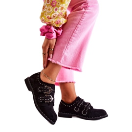 Step in style Boty Model Lu Boo XW37311 Black Suede - Krok ve stylu černý