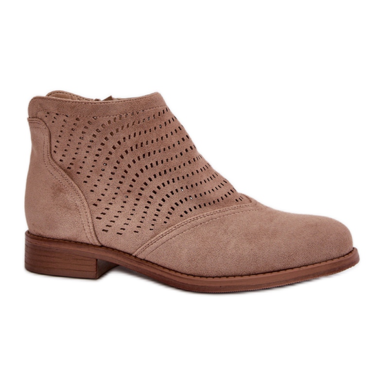 Step in style Kozačky Model S.Barski HY42-076 Béžová - Krok ve stylu béžový