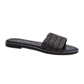 Step in style Sandálové žabky Model Radians WS9038 Black - Krok ve stylu černý